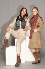 Load image into Gallery viewer, Yoko Fashion Scarf EV03 - Elva 100% Australian Merino Wool
