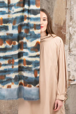 Load image into Gallery viewer, Yoko Fashion Scarf MD01 - Midori 92% Australian Merino Wool / 8% Silk
