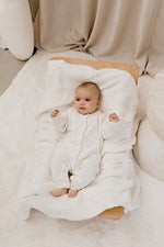 Load image into Gallery viewer, Confetti Kidz Keepsake Knit Blanket - Milk

