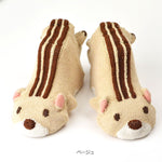 Load image into Gallery viewer, Pompkins Pop Up Baby Animal Socks - Squirrel Fawn
