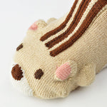 Load image into Gallery viewer, Pompkins Pop Up Baby Animal Socks - Squirrel Fawn
