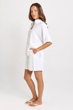 Load image into Gallery viewer, Betty Basics Ophelia Shirt [CLR:WHITE/BLACK STRIPE SZ:6]
