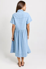 Load image into Gallery viewer, Betty Basics Willow Denim Dress [CLR:MEDIUM WASH BLUE DENIM SZ:6]

