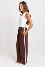 Load image into Gallery viewer, Betty Basics Nikki Relax Cotton Jogger [CLR:CHOCOLATE BROWN SZ:8]
