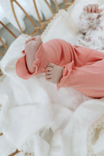 Load image into Gallery viewer, Confetti Kidz Ribbed Leggings - Rose [SZ:0-3 MONTHS (000)]
