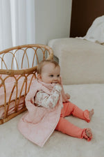 Load image into Gallery viewer, Confetti Kidz Ribbed Leggings - Rose [SZ:0-3 MONTHS (000)]
