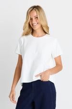 Load image into Gallery viewer, Betty Basics Base Tee - White
