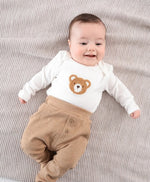 Load image into Gallery viewer, Lummi In Colour Long Sleeve Bodysuit - Chenille Bear [SZ:0]
