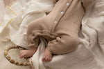 Load image into Gallery viewer, Confetti Kidz Classic Knit Romper - Biscotti [SZ:0-3 MONTHS (000)]
