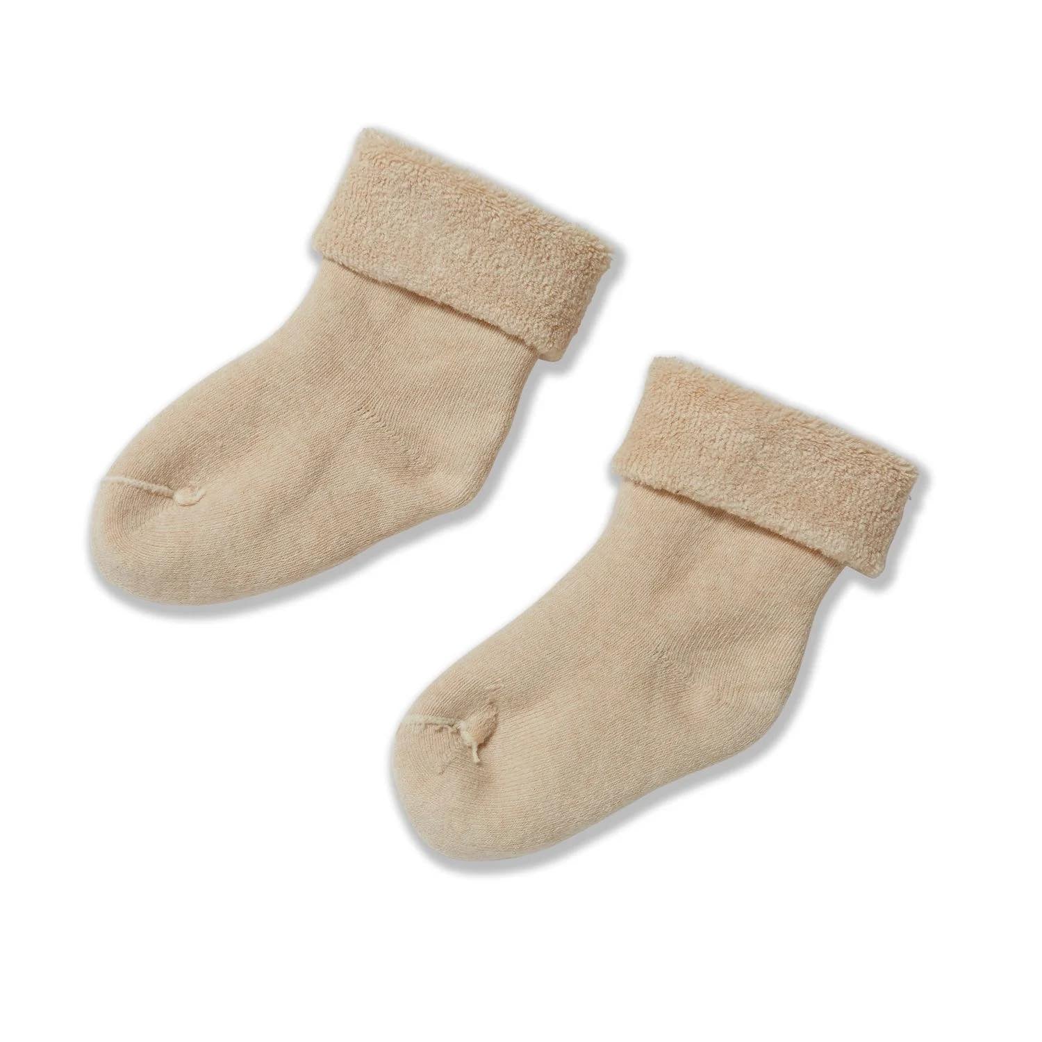 Fibre For Good Organic Socks Plain 3 Pack - Medium (6-18 months)