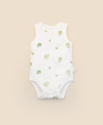 Load image into Gallery viewer, Lummi In Colour Singlet Bodysuit - Avocados [SZ:0000]
