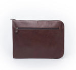 Load image into Gallery viewer, Henk Berg Leather Zip Folio - Brown
