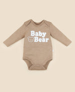 Load image into Gallery viewer, Lummi In Colour Long Sleeve Bodysuit - Chenille Baby Bear [SZ:000]

