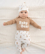 Load image into Gallery viewer, Lummi In Colour Long Sleeve Bodysuit - Chenille Baby Bear [SZ:000]
