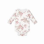 Load image into Gallery viewer, Confetti Kidz Bamboo Long Sleeve Bodysuit - Rose Garden [SZ:NEWBORN (0000)]
