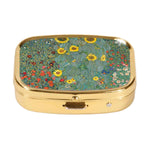 Load image into Gallery viewer, Pill Box - Gustav Klimt Garden &amp; Sunflowers
