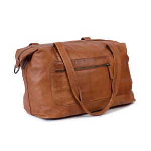 Dusky Robin Hannah Overnight Bag - Tan