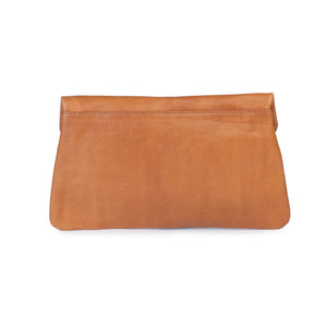 Dusky Robin Riley Clutch/Purse - Tan