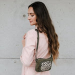 Load image into Gallery viewer, Dusky Robin Lottie Bag - Olive/Spot
