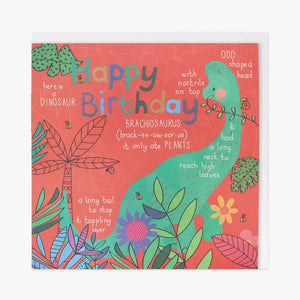 Belly Button Designs Wonderful World - Happy Birthday - Dinosaur