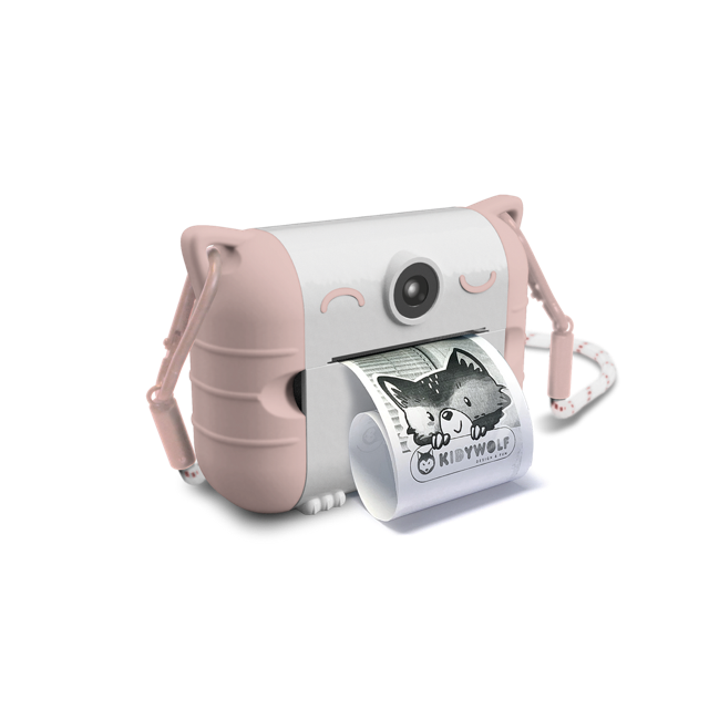 Kidywolf - Kidyprint Thermal Printing Camera - Peach