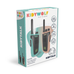Load image into Gallery viewer, Kidywolf - Kidytalk Long Range Walkie-Talkies - Natural &amp; Cyan
