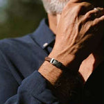 Load image into Gallery viewer, Steel &amp; Barnett - Archie Peanut - 8mm Leather Box Braided Bracelet [CLR:PEANUT SZ:S (18-19cm)]
