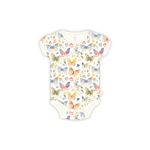 Load image into Gallery viewer, Confetti Kidz Bamboo Bodysuit - Butterfly Blooms [SZ:NB 0000]
