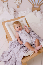 Load image into Gallery viewer, Confetti Kidz Sleeveless Romper - Dreamy Sheep [SZ:0-3 MONTHS (000)]
