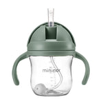 Load image into Gallery viewer, Mininor Tritan Straw Bottle 220ml - Green
