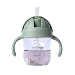 Load image into Gallery viewer, Mininor Tritan Straw Bottle 220ml - Green
