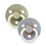 Load image into Gallery viewer, BIBS Dummies Size 3 GLOW - Sage/Cloud 
