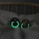 Load image into Gallery viewer, BIBS Dummies Size 3 GLOW - Blush/Vanilla 
