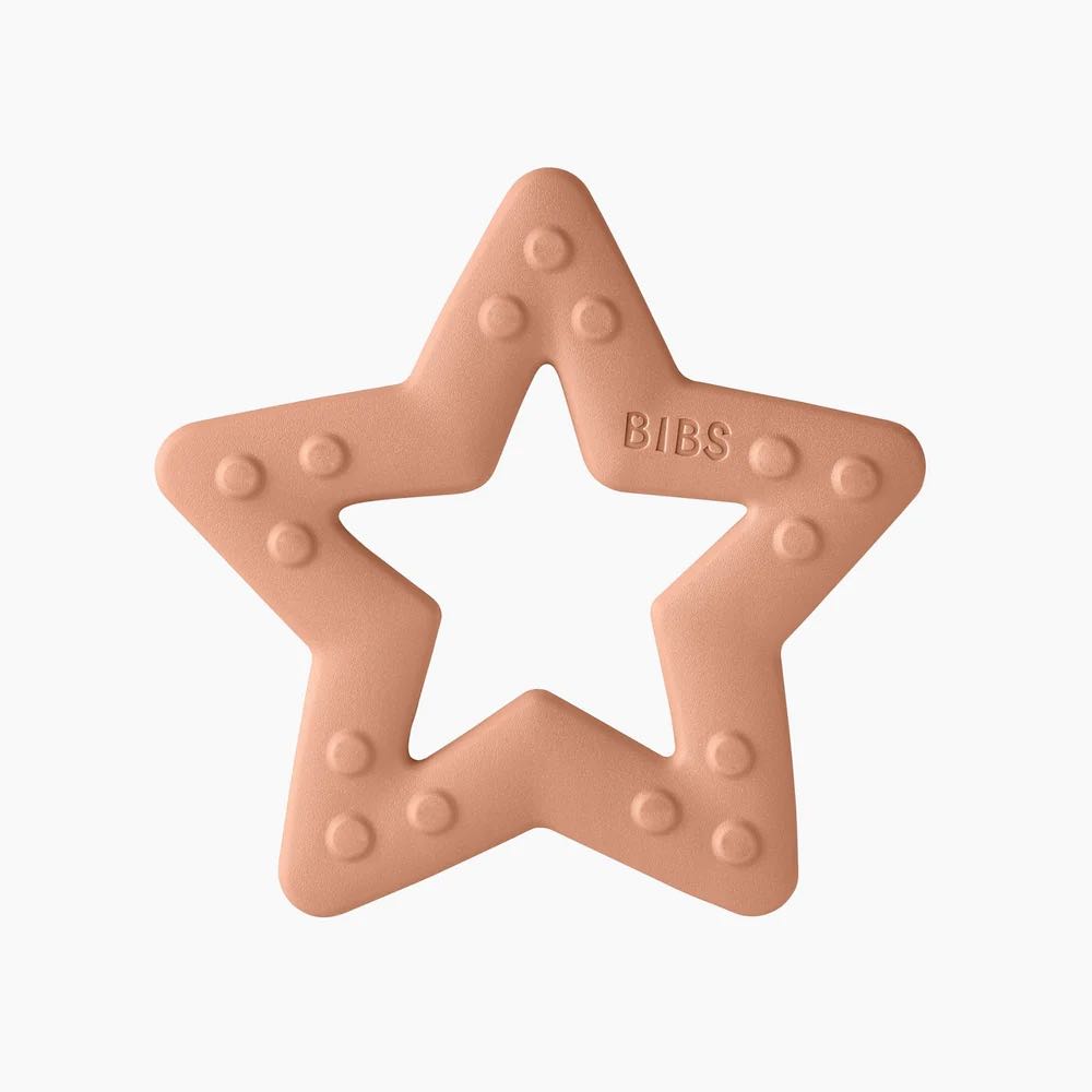 BIBS Baby Bitie Teething Toy Star - Peach