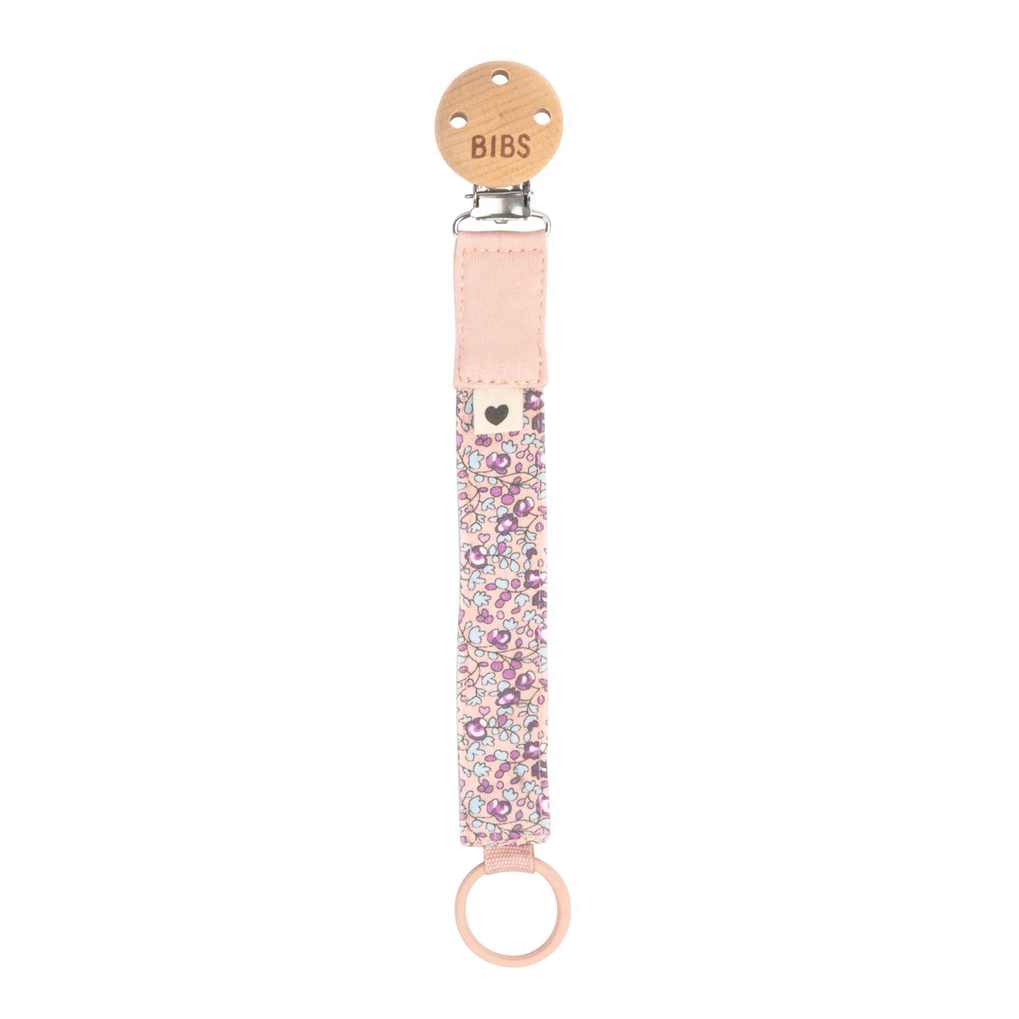 BIBS Pacifier Clip - Liberty Eloise/Blush