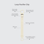 Load image into Gallery viewer, BIBS Pacifier Loop Clip - Dusty Blue
