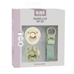 Load image into Gallery viewer, BIBS Pacifier &amp; Clip Gift Set Size 1 - Sage
