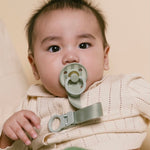 Load image into Gallery viewer, BIBS Pacifier &amp; Clip Gift Set Size 1 - Sage
