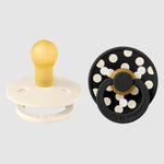 Load image into Gallery viewer, BIBS Dummies Size 2 Polka - Ivory/Black
