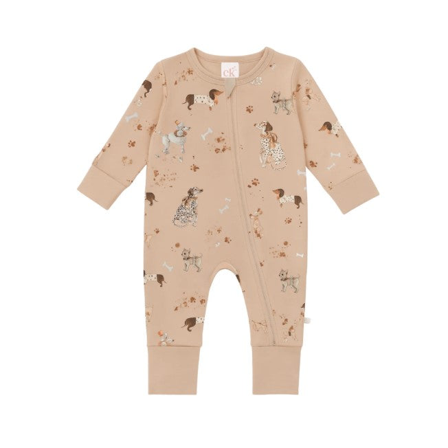 Confetti Kidz Bamboo Zipsuit - Show Pups [SZ:PREM 00000]