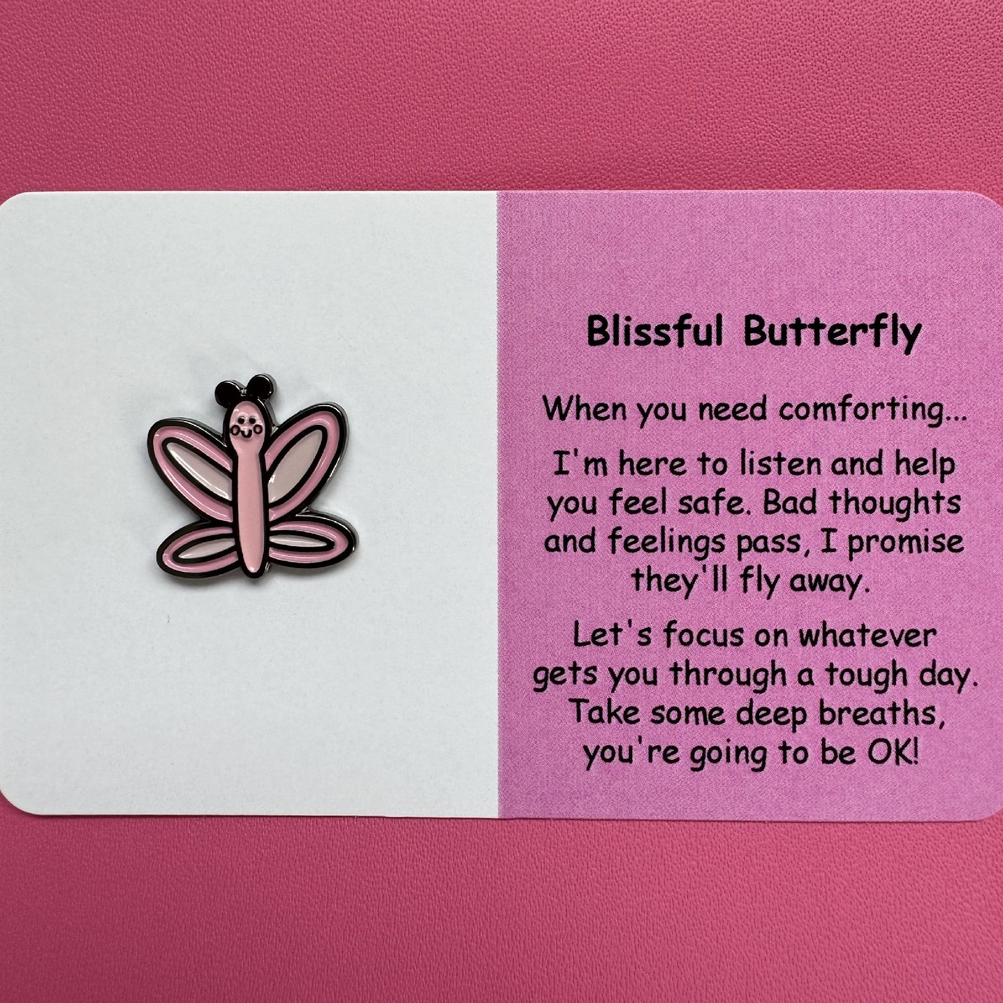 Little Joys Wellbeing Pin - Blissful Butterfly