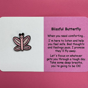 Little Joys Wellbeing Pin - Blissful Butterfly