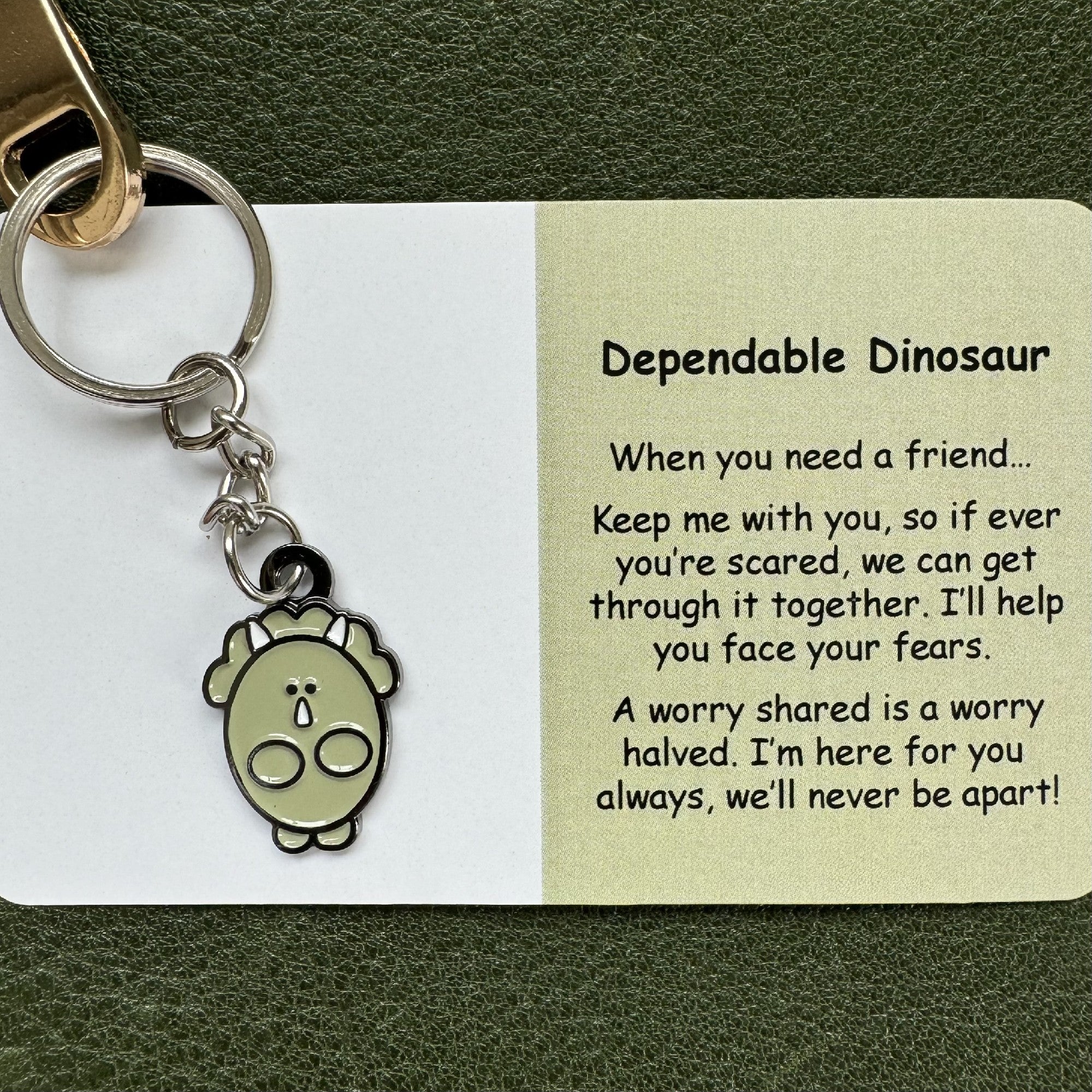 Little Joys Keyring - Dependable Dinosaur