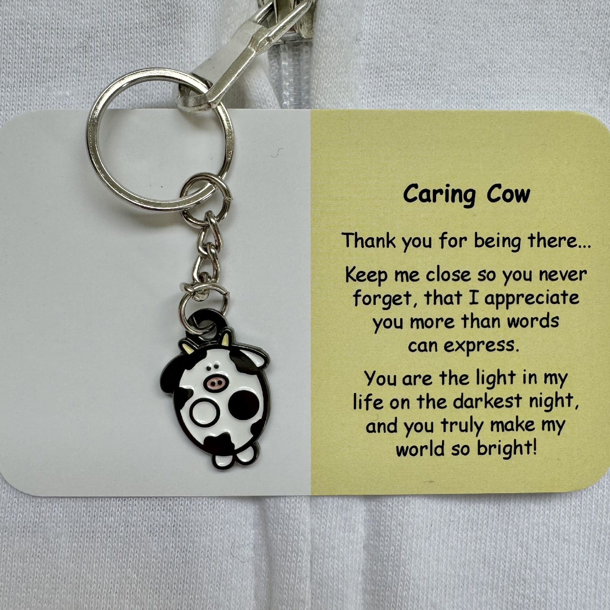 Little Joys Keyring - Caring Cow