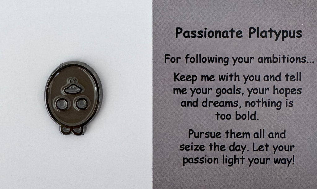 Little Joys Wellbeing Pin - Passionate Platypus