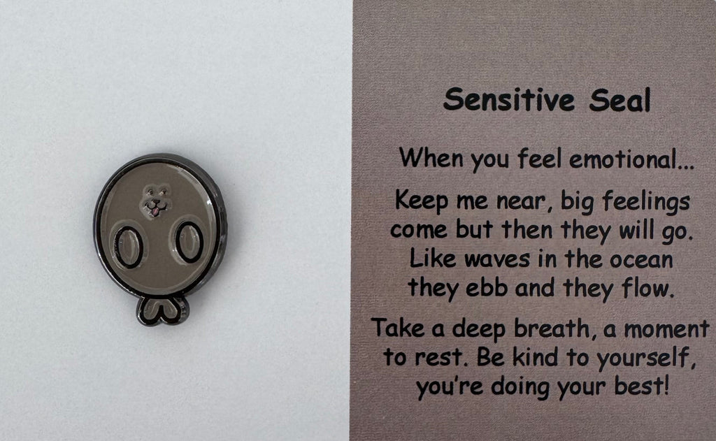 Little Joys Wellbeing Pin - Sensitive Seal