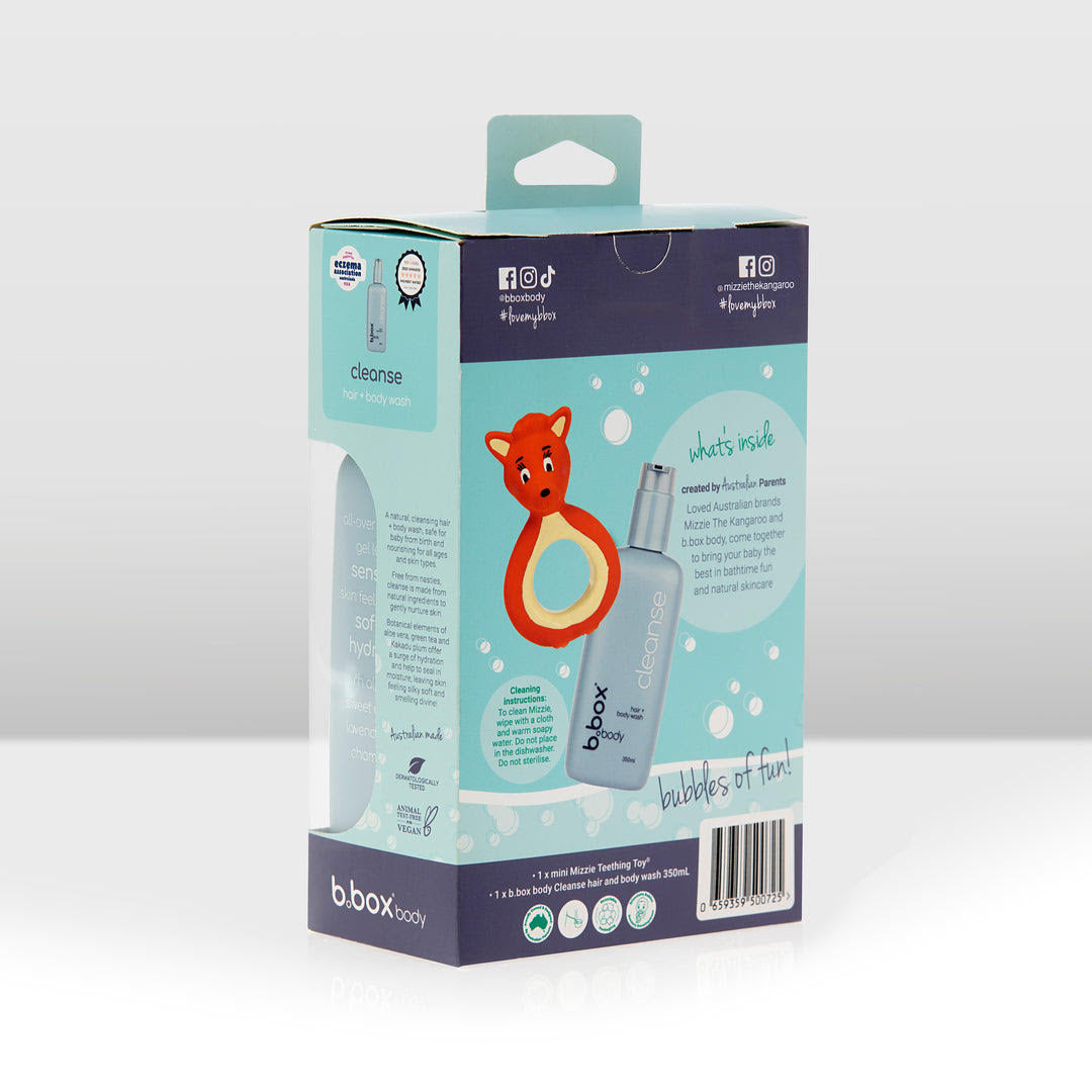 Mizzie The Kangaroo - Baby's First Bath Set