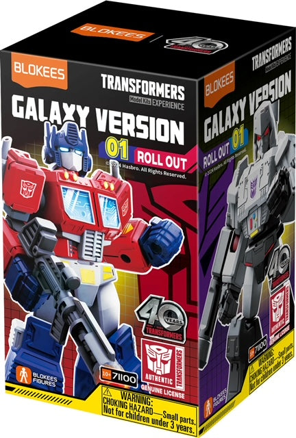 Blokees Blind Box Figures - Transformers Galaxy Version 01 "Roll Out" (Single Box)