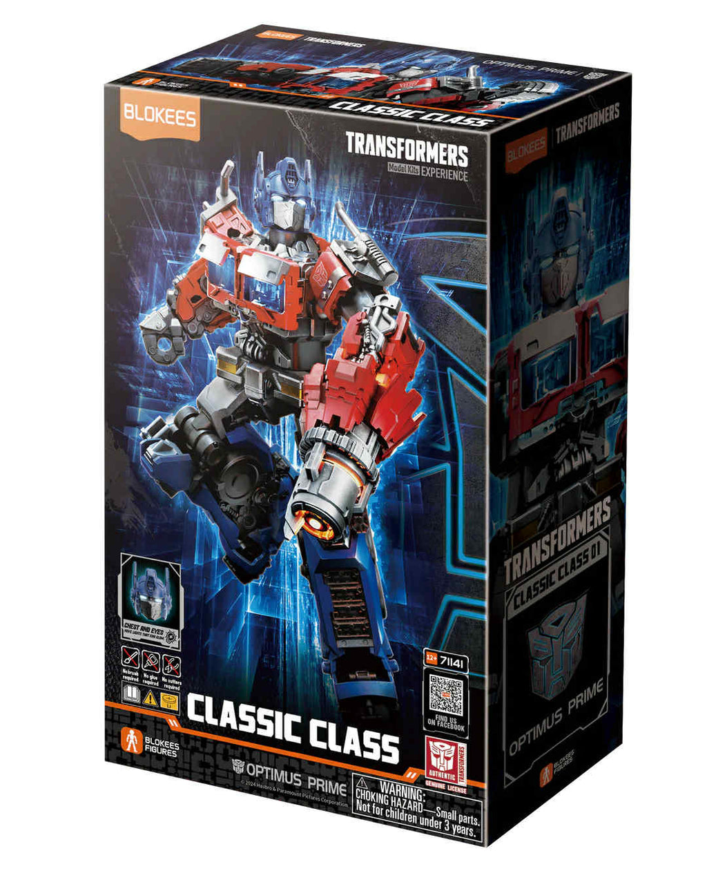 Blokees Figures - Transformers Model Kit Classic Class 01 - Optimus Prime (12.5cm) 