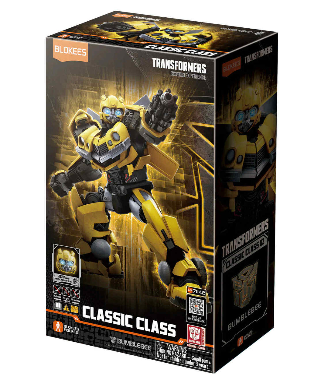 Blokees Figures - Transformers Model Kit Classic Class 02 - Bumblebee (10cm) 